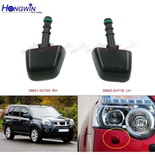 Headlamp Washer Cap Front Bumper Headlight Washer Spray Cover For Nissan X-Trail Xtrail T31 2008 2009 2010 2011 2012 2013 2014