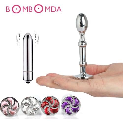 Crystal Jewelry Mini Bullet Vibrator Sex Toys For Women Clitoris Stimulator Anal Dildo Vibrator Prostate Massage Sex Toy for Men