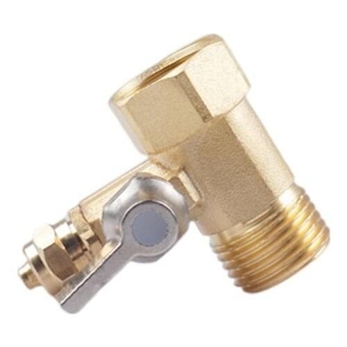 1/2'' To 1/4'' Brass Water Tap RO Feed Ball Valve Faucet Water Filter Reverse Osmosis System for Water Purifier Tap Faucet