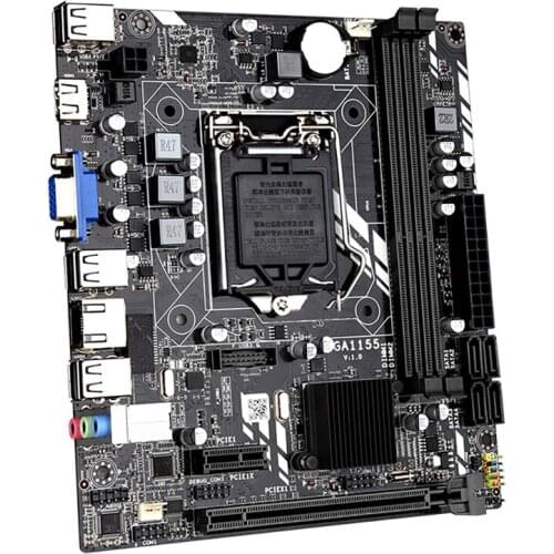 H61M Computer Motherboard LGA1155 (Core I7/I5/I3) PCI-E 8X DDR3X2 M-ATX SATA2.0 Desktop Computer Motherboard