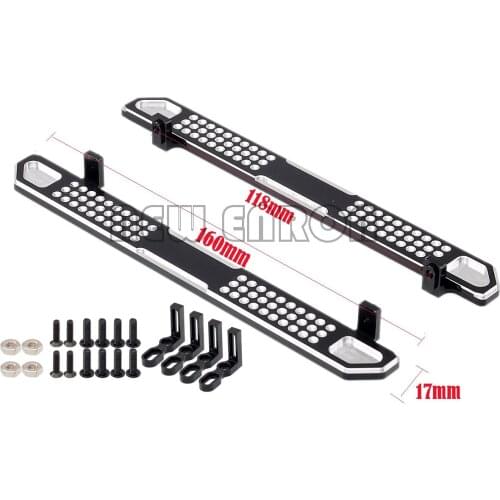 Metal 2P Pedal Foot Side Steps For RC 1/10 TRX-4 TRX4 T4 Defender Ford NEW ENRON