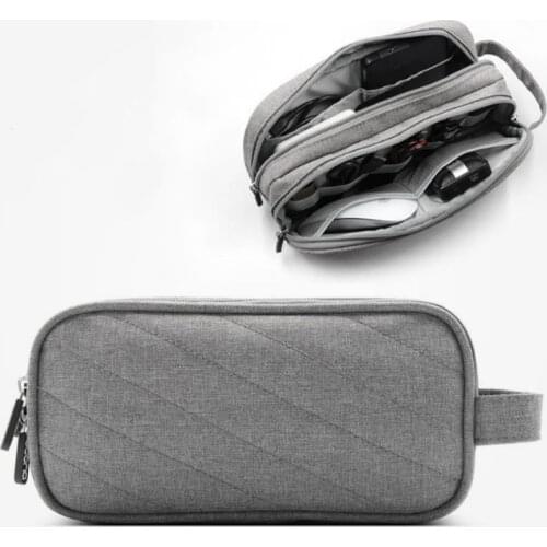 Multi-functional Business Travel USB Cable Bag Electronics Storage Case Oxford Zipper Package Bag Digital Gadget Travel Holder
