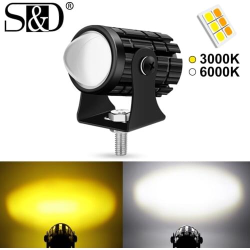 Motorcycle led Light Moto headlight Universal Waterproof Round Angel Eyes LED Bulb Lamp for Cafe Racer Bobber Honda accessories