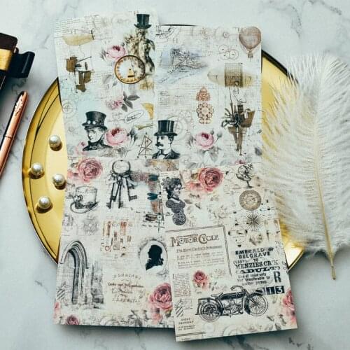 KSCRAFT 4pcs Vintage Portrait Stickers Set for Scrapbooking DIY Projects/Photo Album/Card Making Crafts