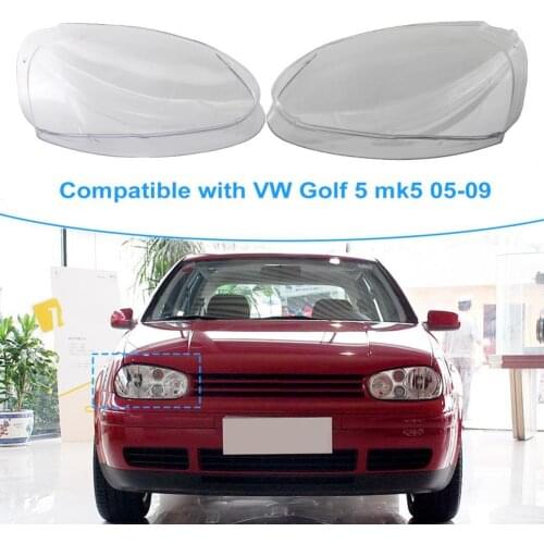 Headlight Lens Waterproof Reliable Car Accessory Dustproof Headlamp Shell Cover Lampshad 1K6941006S for VW Golf 5 mk5 05-09
