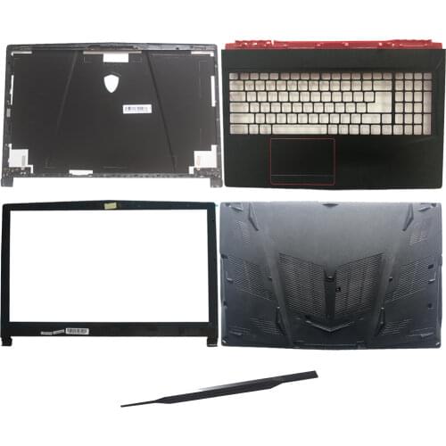 New for MSI GE63 GE63VR LCD top cover case/LCD Bezel Cover/Palmrest COVER/Bottom case/hinges cover