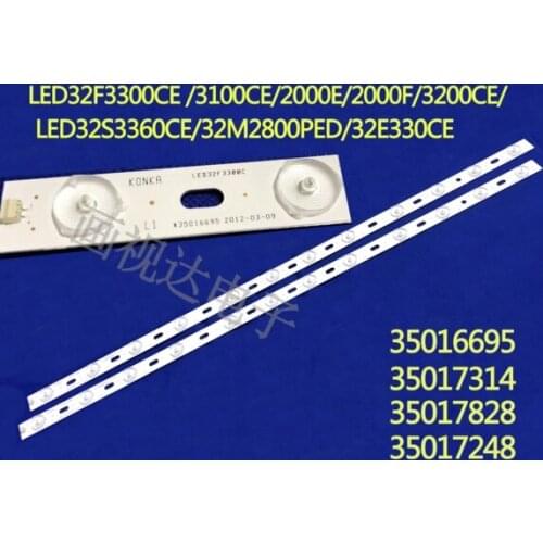 New original 9LED strip Circuits 35016695, 35017314, 35017828, 35017248 FOR LED32F3300CE