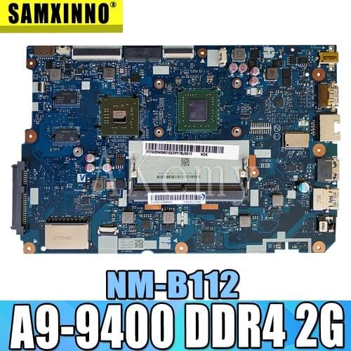 NEW CG512 NM-B112 For Lenovo 110-15 AST laptop motherboard SWG CPU:A9-9400 DDR4 GPU:AMD 2GB FRU 5B20M56009 5B20M56015 TYPE:80TR