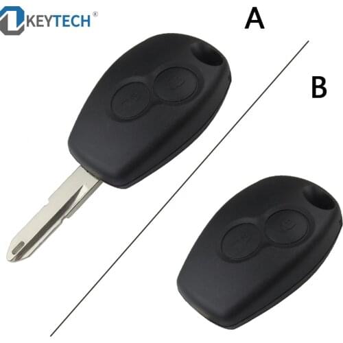 OkeyTech New Styling 2 Buttons Car Key Shell Remote Fob Cover Case For Renault Dacia Modus Clio 3 Twingo Kangoo 2 No Logo