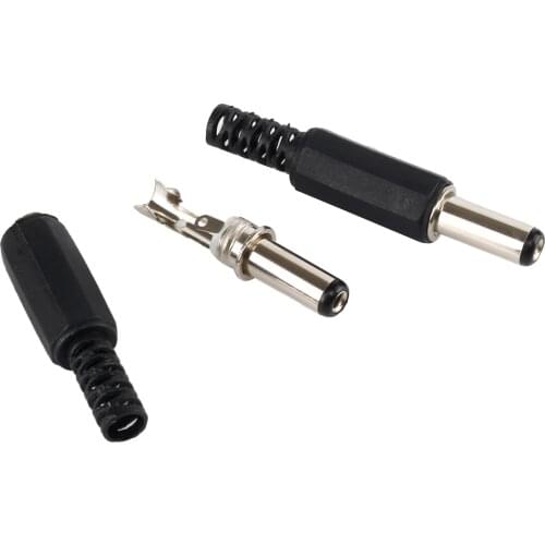 For DC 5.5 x 2.1mm /5.5x2.5mm 14MM Camera Power Head Monitor Plug 12V Power Supply Connector Adapter Jack