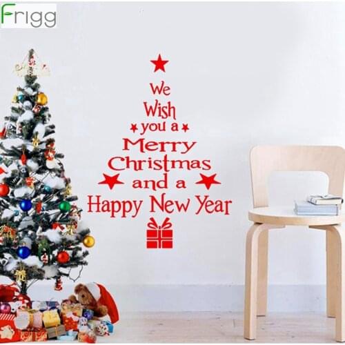 Merry Christmas Decoration Wall Sticker Christmas Stickers Christmas Decoration For Home Pendant Drop Ornament Navial New Year