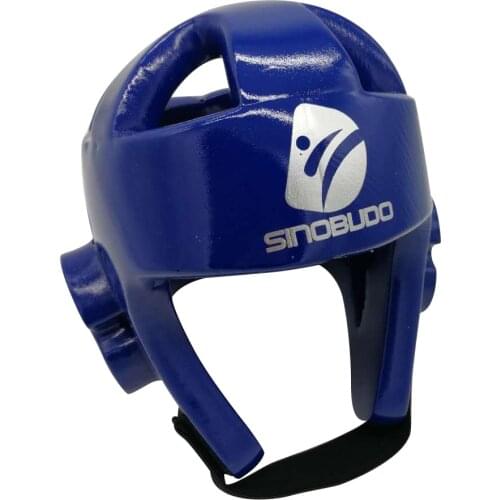 Sinobudo Taekwondo Head Protector Karate Equipment Helmet MMA Muay Thai Boxing Head Guard