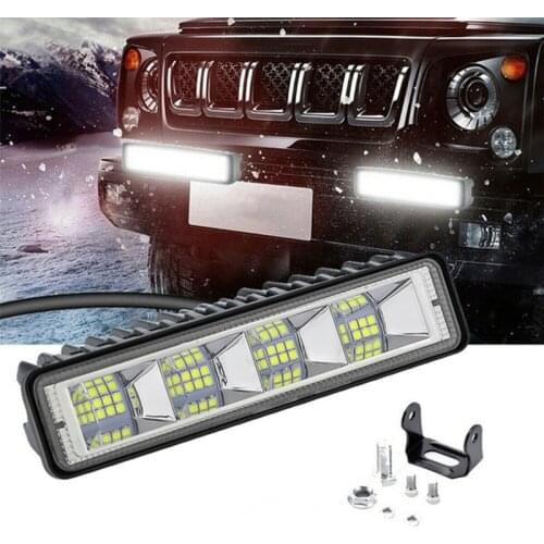 72W Work Light LED Bar 6Inch 4x4 24 Led Working Bar for Car SUV OffRoad ATV Tractor Boat Trucks Excavator 12V 24V Led Combo Beam