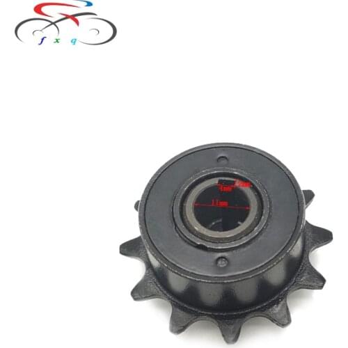 12 Teeth Bicycle Chain Sprocket For Electric Bike Motor MY1016Z 12T Left Drive Freewheel For MY1018 Mid-drive Motor Flywheel