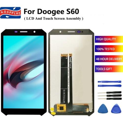 5.2" For Doogee S60 / S60 Lite LCD Display Touch Screen Digitizer Assembly Replacement For DOOGEE S60 Lite Cell Phone + Tools