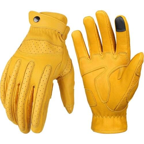 1pair Touch Screen Accessory Motorcycle Glove Wear Resistant Shockproof Full Finger Sensitive Outdoor Cycling Durable Climbing