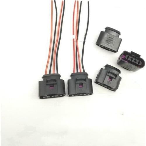 Car ignition coil plug connector with wire for Audi A4 A6L TT A8 For Volkswagen Magotan CC new Passat 4B 0 973 724