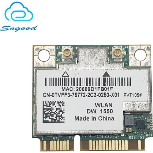 NEW For AzureWave Broadcom BCM94352HMB BCM94352 DW1550 802.11/ac 867Mbps wifi Half Mini PCI-E Wireless Card with Bluetooth 4.0