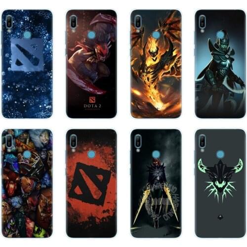 Silicon phone cover case for huawei Y5 Y6 Y7 Y9 PRO PRIME 2019 honor 8s 8a 20 LITE PRO 10i view 20 V20 cover Shadow Fiend Dota 2