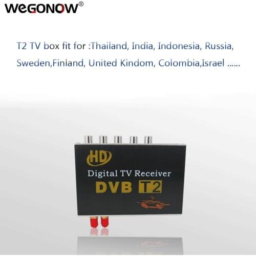 Digital TV box DVB-T2,TV Receiver Box for car dvd android 5.1 /6.0 /7.1 For Thailand, India, Indonesia, Russia