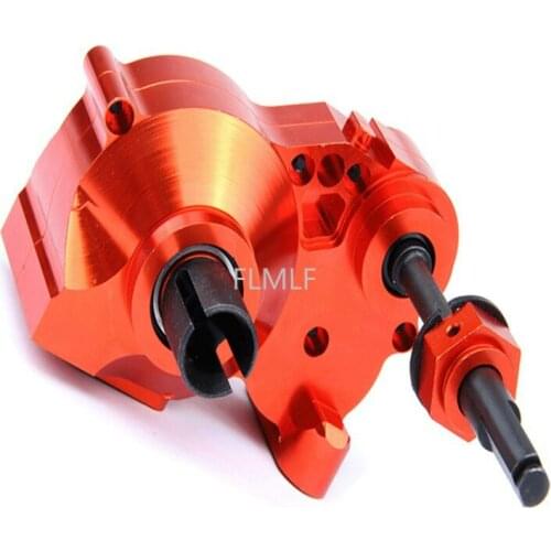 CNC Metal Gear Box Assembly (with CNC Metal Differential Inside) Fit for 1/5 HPI ROVAN ROFUN KM GTB TS BAJA 5B 5T 5SC