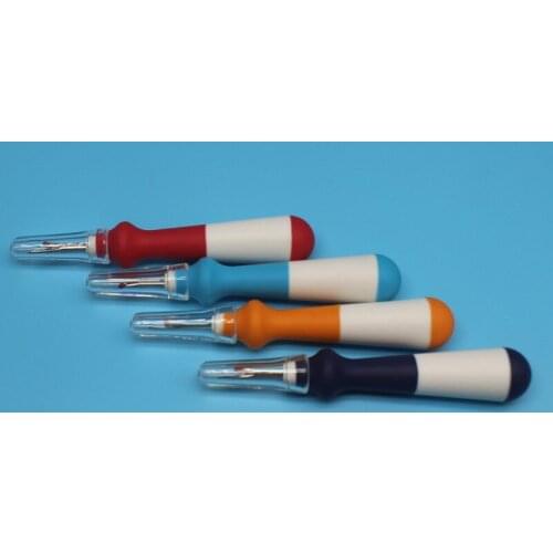 Cross-Stitch Sewing Thread Remover,Plastic Handle Craft Thread Cutter Seam Ripper Stitch Unpicker Sewing Tool
