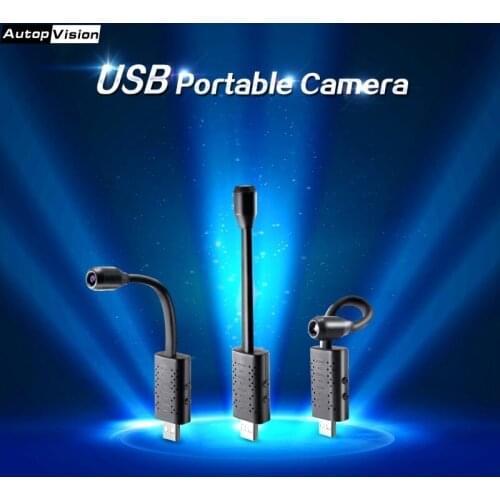 1080P Mini camera D Motion Detection Loop Video Micro cam Small camera U21 Portable Smart Flexible USB Camera 360 degree