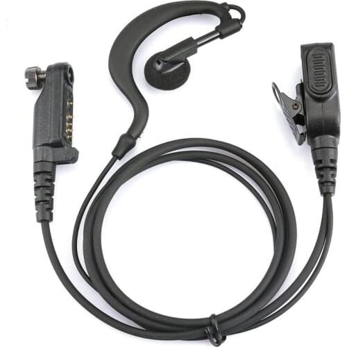 Earhook Earpiece Headset Big PTT Mic Speaker for HYT Hytera PD600 PD602 PD605 PD662 PD665 PD680 PD682 PD685 X1p X1e Radio