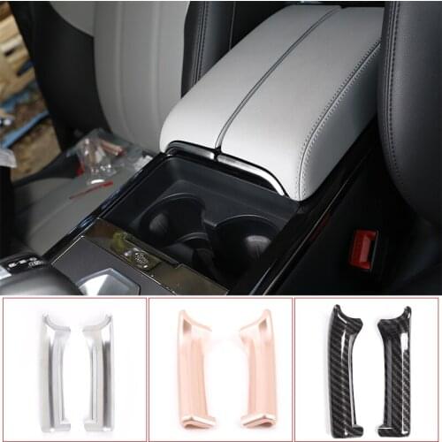 Car Interior Armrest Box Switch Strip Cover Trim for Land Rover Range Rover Evoque L551 2019 2020 Car Accessories