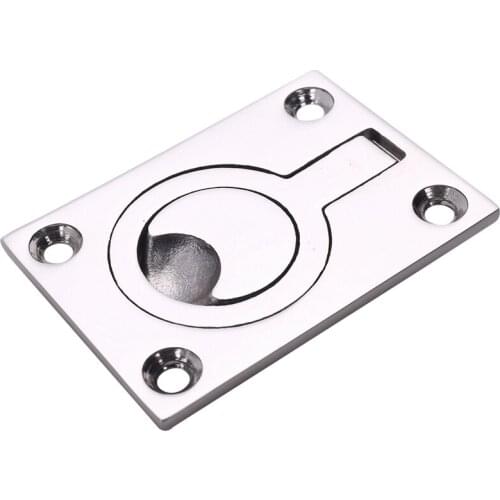 Durable Stainless Steel Marine Boat Yacht Deck Hatch Flush Pull Lift Locker Pull Handle Ring Door Knobs Handles Pull Ring