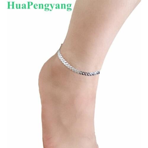 Simple and elegant arrows Sequins Snake Bones For Women China Fashion Jewelry Bracelets Barefoot Sandals Wholesale