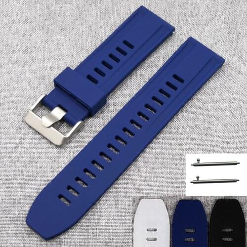 Watchband Strap Quick Release Switch Straps Transparent Sports Waterproof Silicone Watch Strap for DIY Watch New Hot
