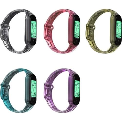 Adjustable Wriststrap for Mi Band 3 4 Silicone Watch Band Bracelet Strap Replacement WristBand for Mi 3 4