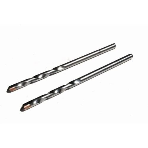 2PCS/set of 3-12mm TCT tipped round&triangle Shank impact drill Hammer Drill Bit for concrete wall brick/tile holes drilling