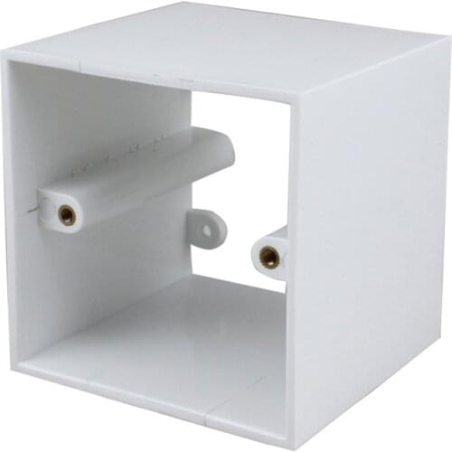 2pcs Type 86 Wall Bottom Box Surface Mounted Concealed Socket Wiring Box Deepening 80 mm Junction Box