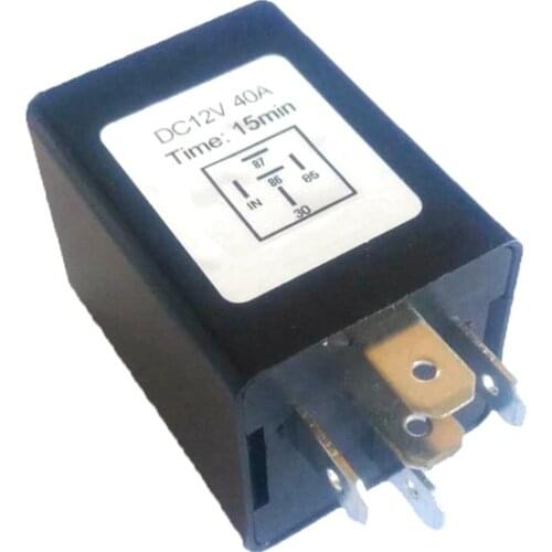 30A 15 min delay off delay DC AC control switch AC controller switch via DC switch 15 min fan delay off controller switch