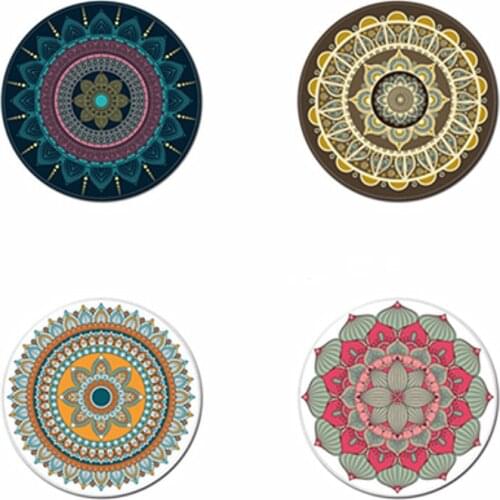 3D Game Carpet Mouse Pad Mouse Pad Bohemian Round Computer High Quality Vintage Mat Ultra-thin Optical Anti Slip Mousepad