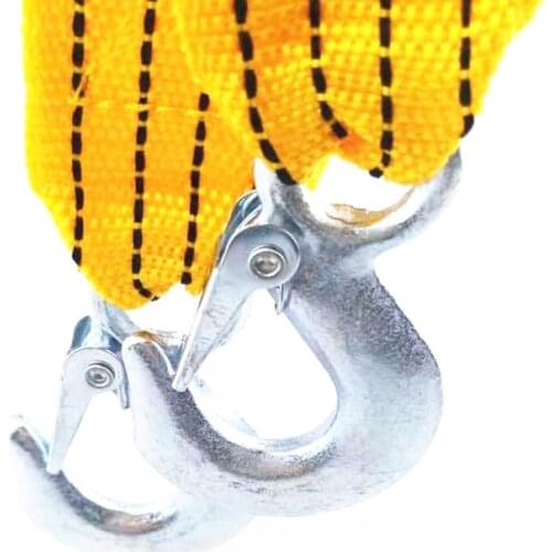 4M Heavy Duty 3 Ton Car Tow Cable Towing Pull Rope Strap Hooks for Mazda 2 3 5 6 CX5 CX7 CX9 Atenza Axela