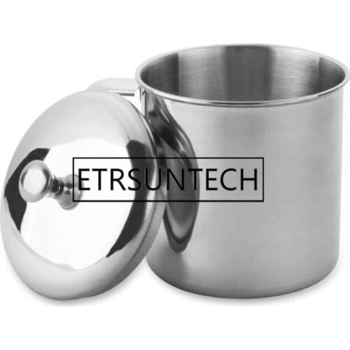 50pcs 350ml 450ml 600ml Stainless Steel Mugs Tea Coffee Milk Drinkware With Handle Portable Cups with Lid