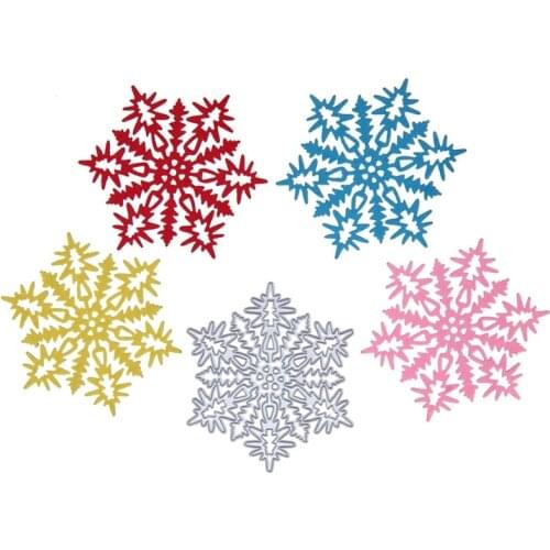 Shining Snowflake Metal Cutting Dies Stencils Snowflake Frame Die Cuts For Card Making Scrapbooking Decoration Crafts New 2019