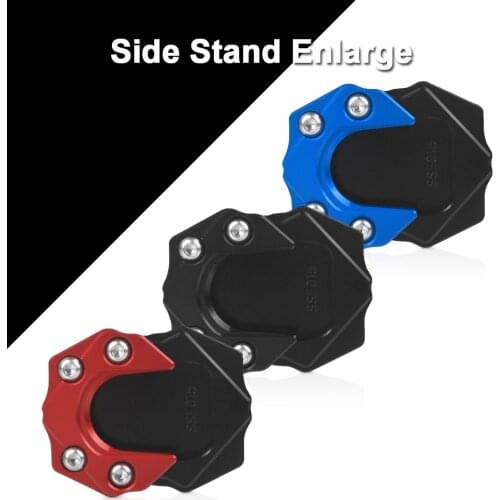 Side Stand Support Pad For Piaggio Vespa GTS GTV 250 300 2013-2020 gts 250 300 CNC Motorcycle Side Stand Enlarge Plate Enlarge