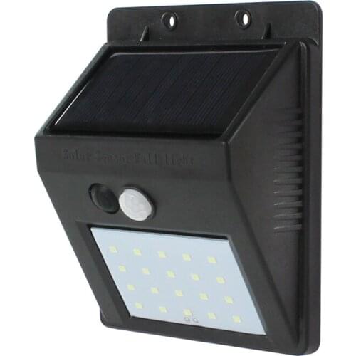 IRV Caravan Travel Trailer Hardware Parts 20 Led Sensor Waterproof wall solar lights with Power Security