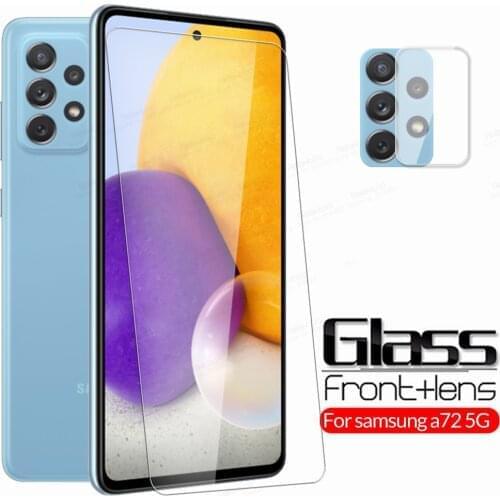 Camera Tempered Glass For Samsung a72 Glass Screen Protector For Galaxy A 72 4G 5G Samung A726B A725F 6.7" Cover Protective Film