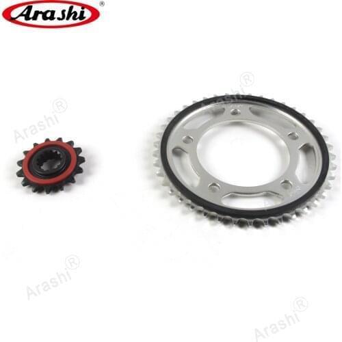 Arashi Motorcycle Drive Sprocket Kit For HONDA CB600F 2014 2015 2016 2017 2018 Chain Gear Sprocket 525 Pitch Front 15T Rear 42T