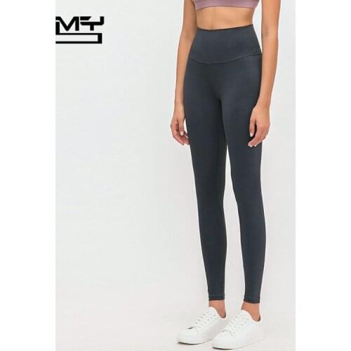 MYS Yoga Pants High Waist Leggings Sport Women Fitness Naked Feel Elastic Squat Proof Athletic Active Dry Fit Running GYM Tights