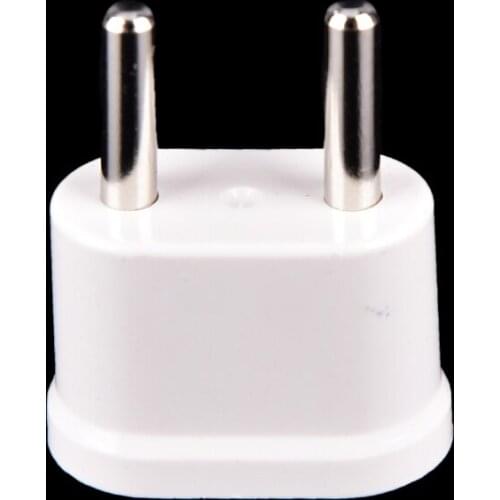Hot 1PCs Charger Converter For USA Converter US USA To EU EURO Europe Travel Power Plug Adapter White