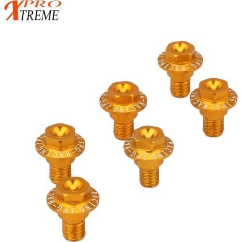 Motorcycle Aluminum 6 Pcs Shock Absorber Guard Screws For SUZUKI RMZ250 RMZ450 RMZ 250 450 08-18 RMX450Z RMX 450Z 10-17