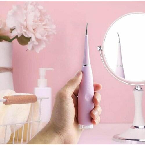 Electric Dental Calculus Remover Tool Kit High-Frequency Tooth Scraper Removal Cleaner Kit