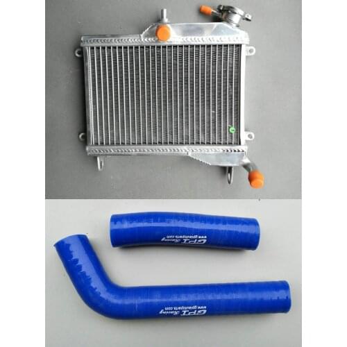 NEW Racing aluminum radiator & silicone coolant hose for YAMAHA TZR250 1KT TZR 250
