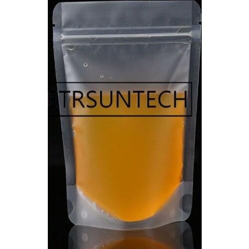 500pcs 13cm*20cm Hot Beverage Packed Bags Juice Tea Packing Stand-up Thick Self-seal Frosted Drink Pouch 450ml